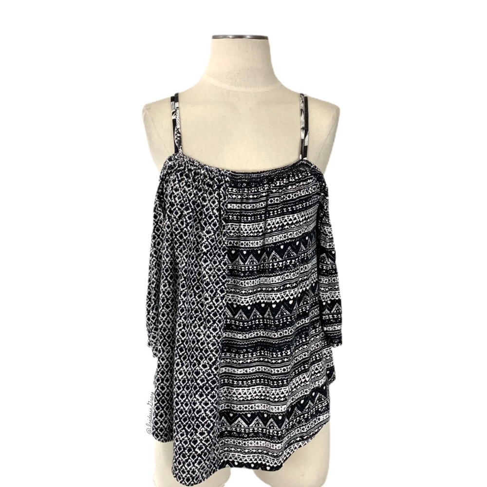 Anthropologie Deletta Reece Cold Shoulder Top XS